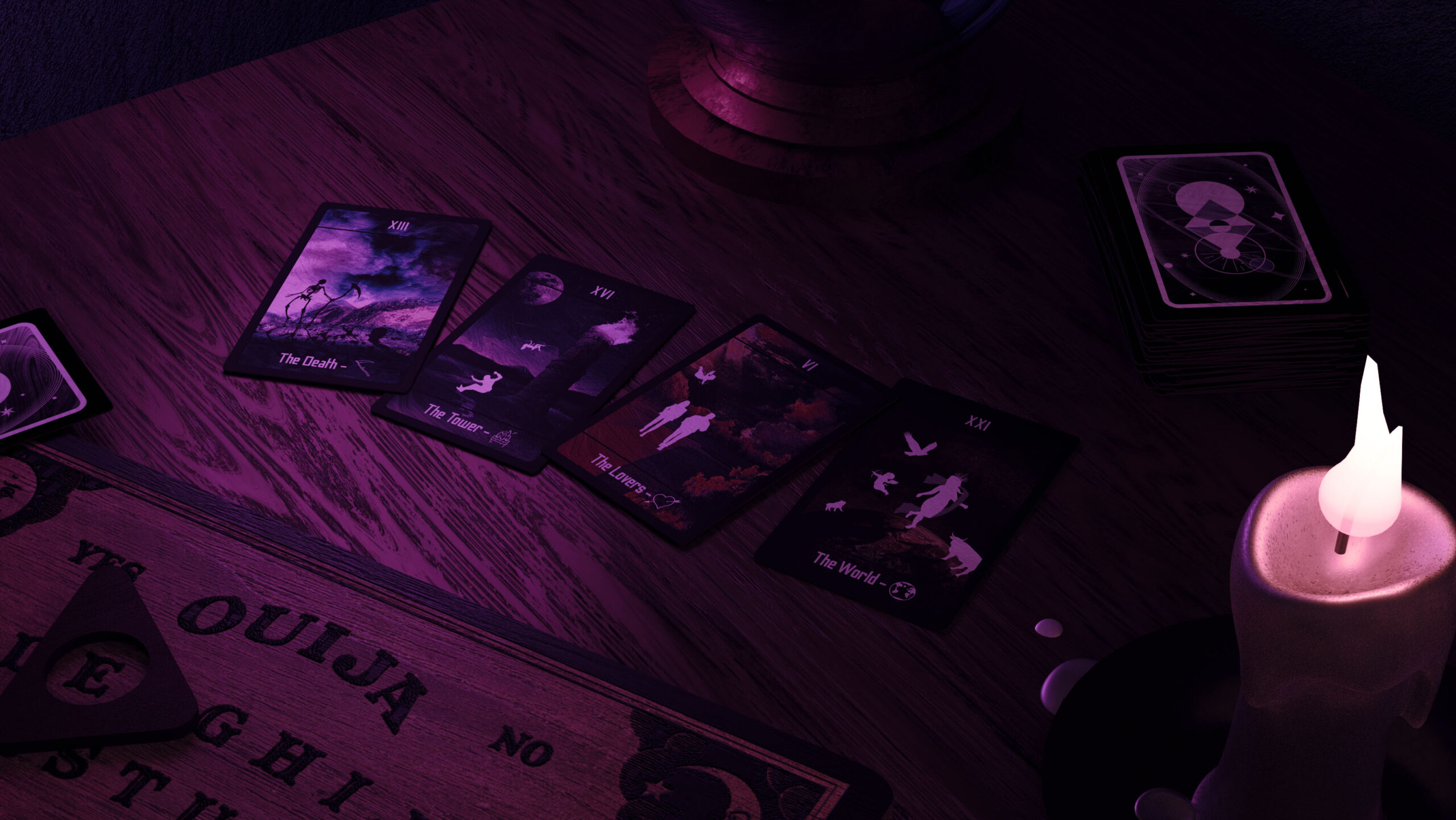 mock-up 3d tarot